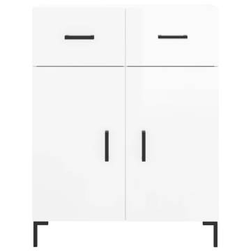 Highboard High Gloss White | Stylish Storage Solution