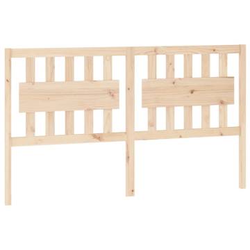 Bed Headboard 165.5x4x100 cm Solid Pine - Hipomarket