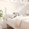 Bed Headboard White 95.5x4x100 cm Solid Wood Pine Colour white Size 95.5 x 100 cm Quantity in Package 1 