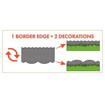 Nature Garden Decorative Border Edging Set - Durable & Stylish