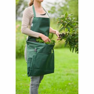 Nature Garden Apron with Foldable Pocket - 130x55cm Green