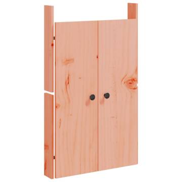 Elegant Outdoor Kitchen Doors - Solid Douglas Wood 50x9x82 cm