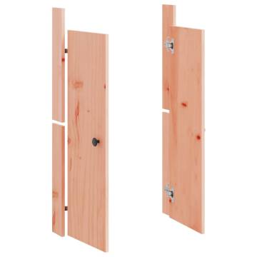 Elegant Outdoor Kitchen Doors - Solid Douglas Wood 50x9x82 cm