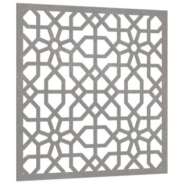 Garden Wall Decoration 55x55 cm Corten Steel Moorish Design