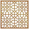 Garden Wall Decoration 55x55 cm Corten Steel Moorish Design