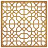 Garden Wall Decoration 55x55 cm Corten Steel Moorish Design