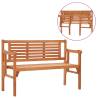 Foldable Garden Bench 120 cm - Durable Eucalyptus Wood