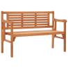 Foldable Garden Bench 120 cm - Durable Eucalyptus Wood