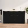 Sideboards 3 pcs Black Engineered Wood Colour black Quantity in Package 3 