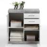 FMD Dresser with 2 Doors & 2 Drawers - Modern Storage Solution