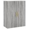 Stylish Highboard Grey Sonoma | Durable Engineered Wood