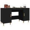 Stylish Black Engineered Wood Desk - 140x50x75 cm | Hipomarket