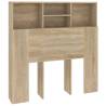 Headboard Cabinet Sonoma Oak - Stylish Bedroom Storage