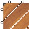 Decking Tiles 30 pcs Brown - Solid Acacia Wood 30x30 cm