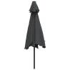 Outdoor Parasol with Metal Pole 300 cm - Anthracite Shade