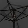 Outdoor Parasol with Metal Pole 300 cm - Anthracite Shade