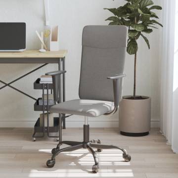 Comfortable Dark Grey Fabric Office Chair | Hipomarket