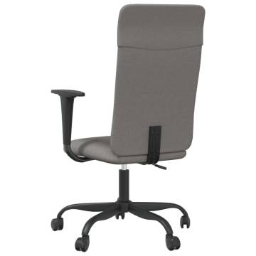 Comfortable Dark Grey Fabric Office Chair | Hipomarket