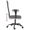 Comfortable Dark Grey Fabric Office Chair | Hipomarket