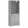 Highboard Concrete Grey - Stylish Storage Solution | Hipomarket