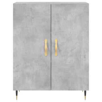 Highboard Concrete Grey - Stylish Storage Solution | Hipomarket