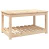 Solid Pine Garden Table - Rustic Charm | Hipo Market