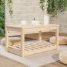 Solid Pine Garden Table - Rustic Charm | Hipo Market