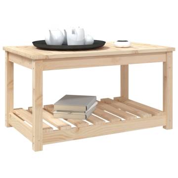 Solid Pine Garden Table - Rustic Charm | Hipo Market