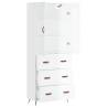 Highboard High Gloss White - Stylish Storage Solution