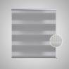 Zebra Blind 120 x 175 cm Grey - Stylish Light Filtering Solution