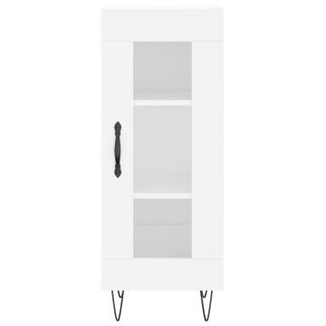 Stylish Highboard White 34.5x34x180 cm - Elegant Storage