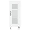 Stylish Highboard White 34.5x34x180 cm - Elegant Storage