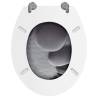 Toilet Seats with Lids 2 pcs MDF Stones - Durable & Stylish