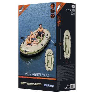 Bestway Hydro Force Voyager 500 Inflatable Boat - 348x141 cm