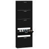 Shoe Cabinet Black - Stylish Storage Solution | HipoMarket