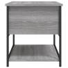 Storage Bench Grey Sonoma - Stylish & Functional 70x42.5 cm