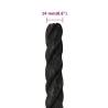 Work Rope Black 14mm 25m Polypropylene - Durable & Versatile