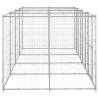 Outdoor Dog Kennel Galvanised Steel 9.68 m² | HipoMarket