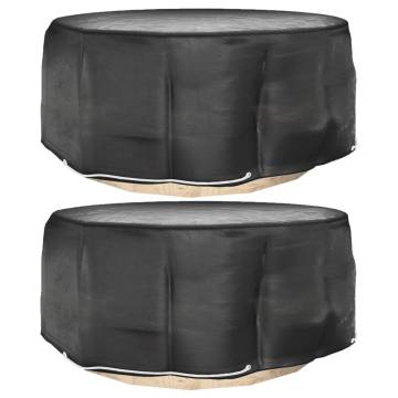 Garden Furniture Covers (2 pcs) - Protect Your Rattan Sets