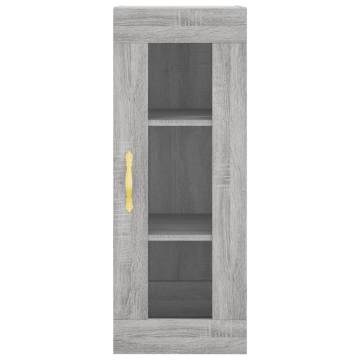 Highboard Grey Sonoma 34.5x34x180 cm - Stylish Storage Solution