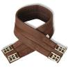 16" Real Leather Horse Riding Saddle Set - 5-in-1 Brown