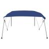 4 Bow Bimini Top Blue 243x196x137 cm - Durable & UV Resistant