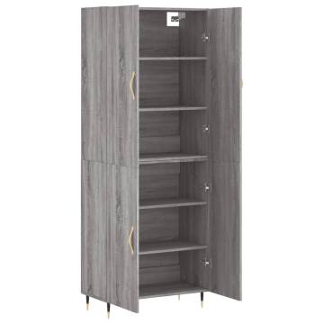 Highboard Grey Sonoma | Stylish Engineered Wood Storage