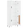 High Gloss White Highboard - Stylish Storage Solution