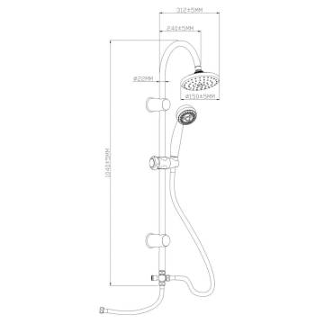 EISL Overhead Shower Set EASY VITAL Chrome - Transform Your Shower