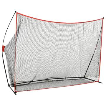 Golf Hitting Net 356x92.5x215 cm - Durable Training Aid