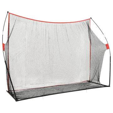 Golf Hitting Net 356x92.5x215 cm - Durable Training Aid