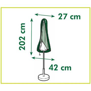 Nature Protective Cover for Straight Parasols | 202x42x27 cm