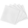 100 White Dinner Napkins 50x50 cm - Premium Quality & Durable