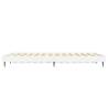 High Gloss White Bed Frame 140x190 cm | Hipomarket UK